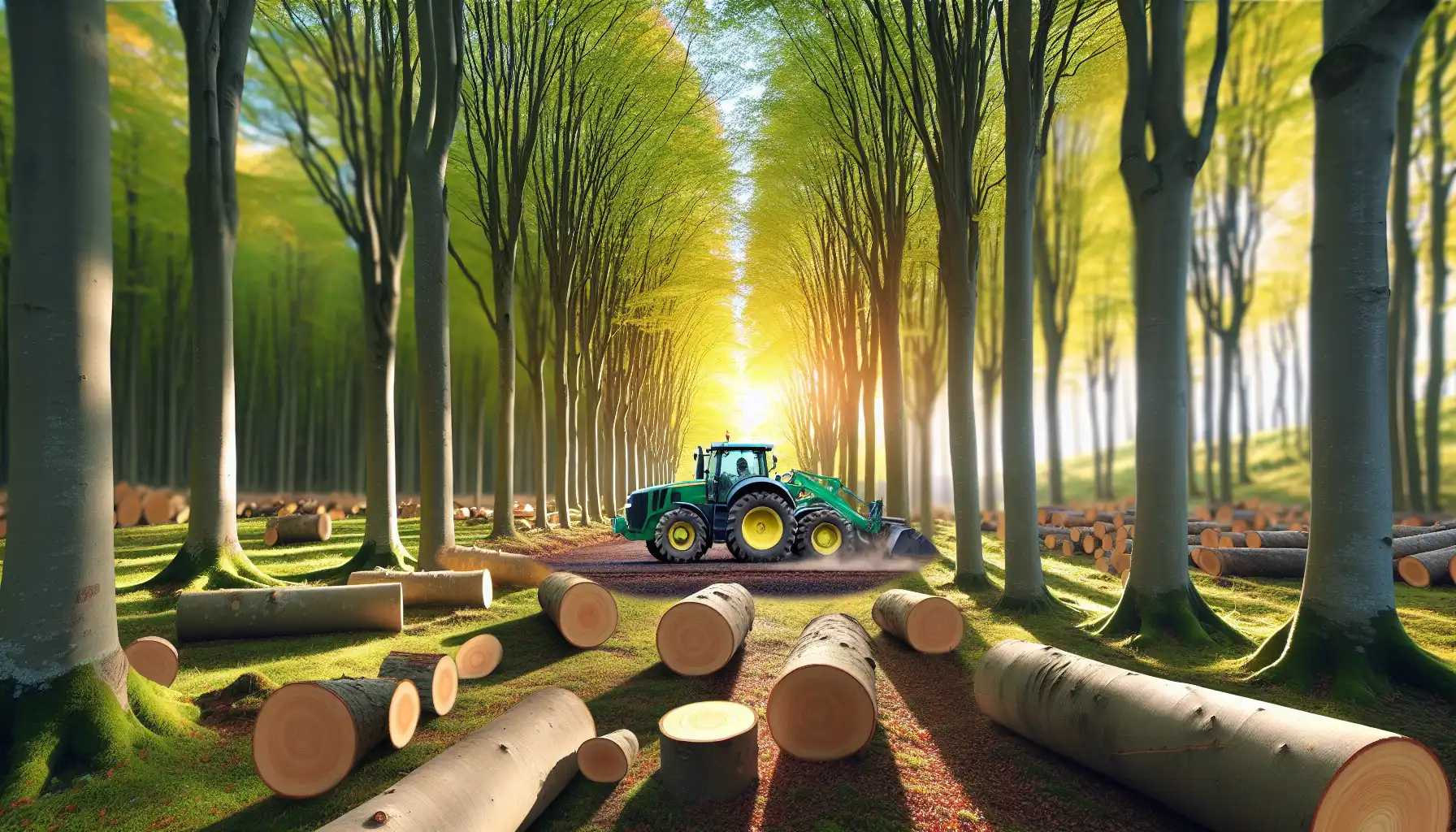 Miljøvenligt brænde fra danske skove